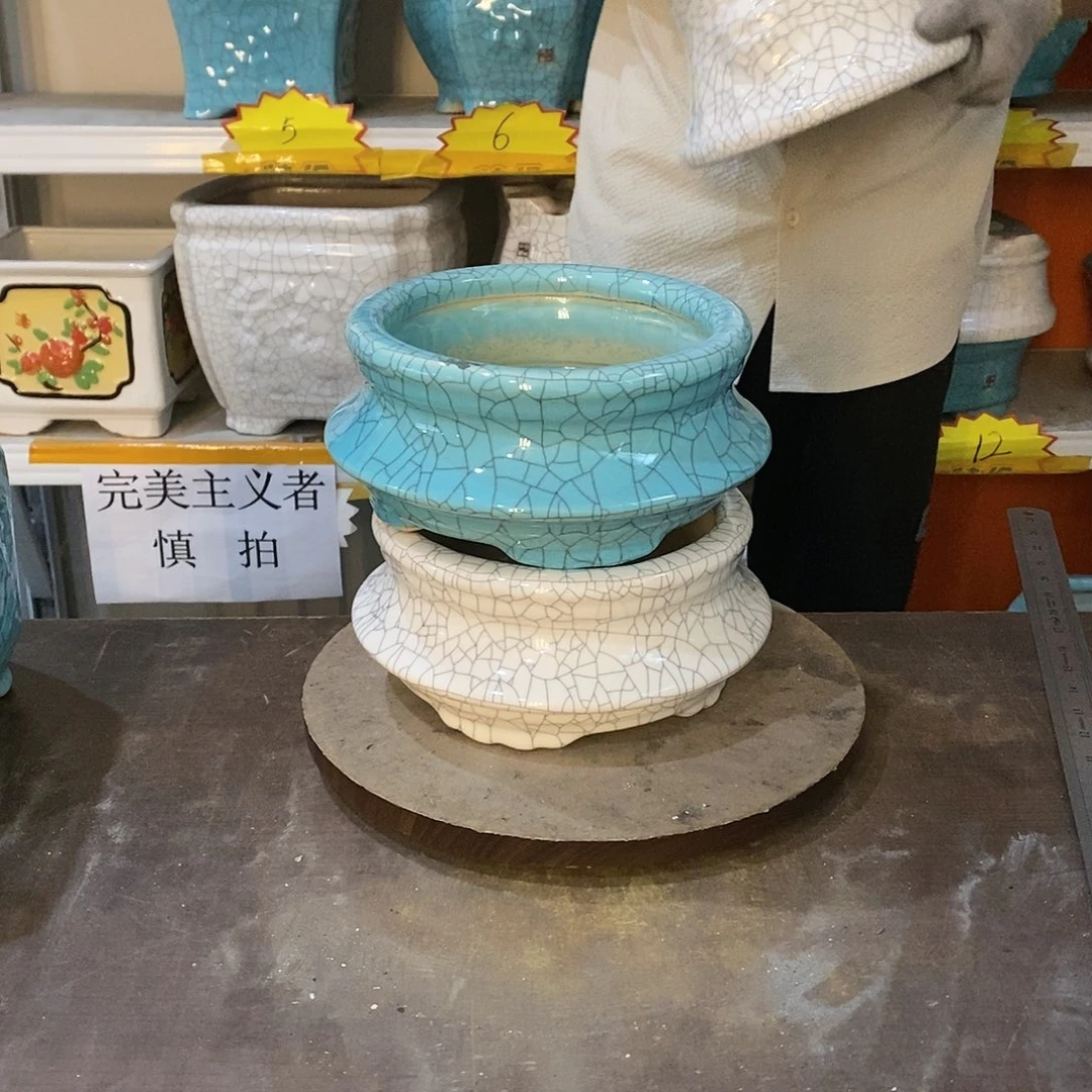 万*筒花盆花盆里的花