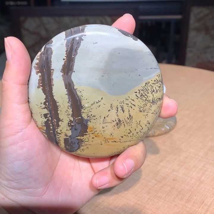 ，广西国画石摆件，收藏观赏