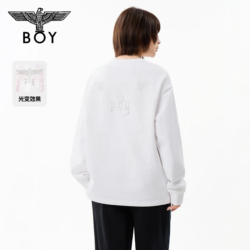 BOY LONDON0时尚潮流百搭通勤针织圆领套头卫衣N03911