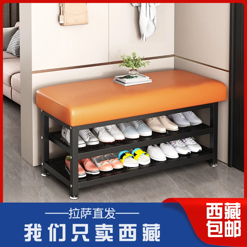 西藏包邮换鞋凳门口入户软包服装店休息凳试衣间长条收纳沙发凳