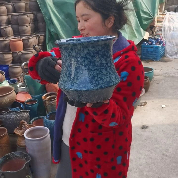 红陶口20高20瑕疵