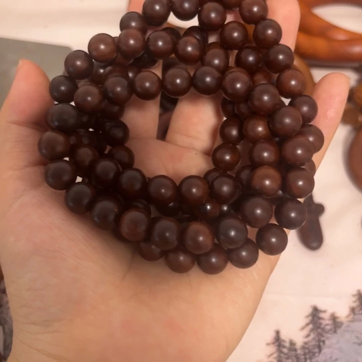 枣木福**满1.0尺寸108颗枣木老料