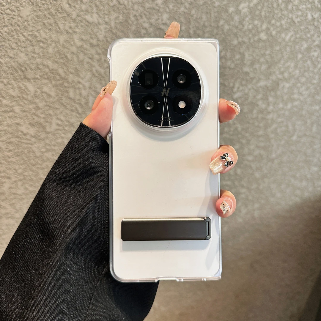 适用oppofindn5手机壳折叠屏findn5支架find n5透明磨砂保护套