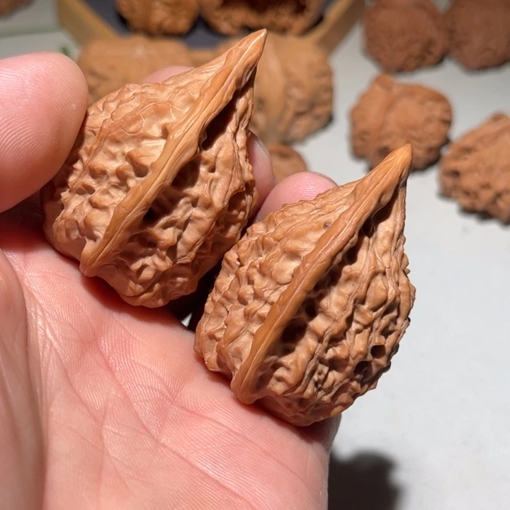 把件文玩核桃53.5高红樱枪