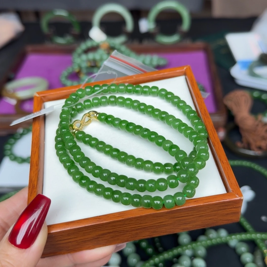 和田玉未镶嵌手链