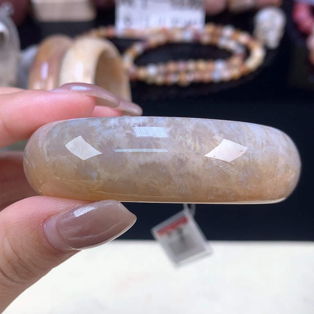 【闪购商品】颈饰未镶嵌硅化珊瑚（珊瑚玉）福利手镯52.9（13号）