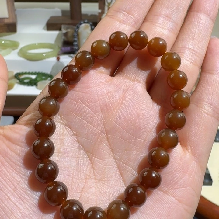 和田玉（糖玉）未镶嵌手链