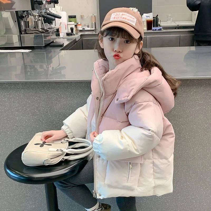 女童冬装棉服2025新款洋气外套超好看儿童棉袄冬女孩冬季羽绒棉衣