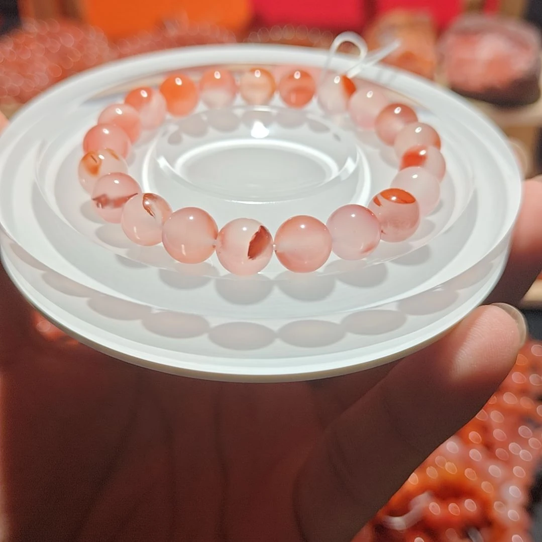 南红玛瑙未镶嵌手链