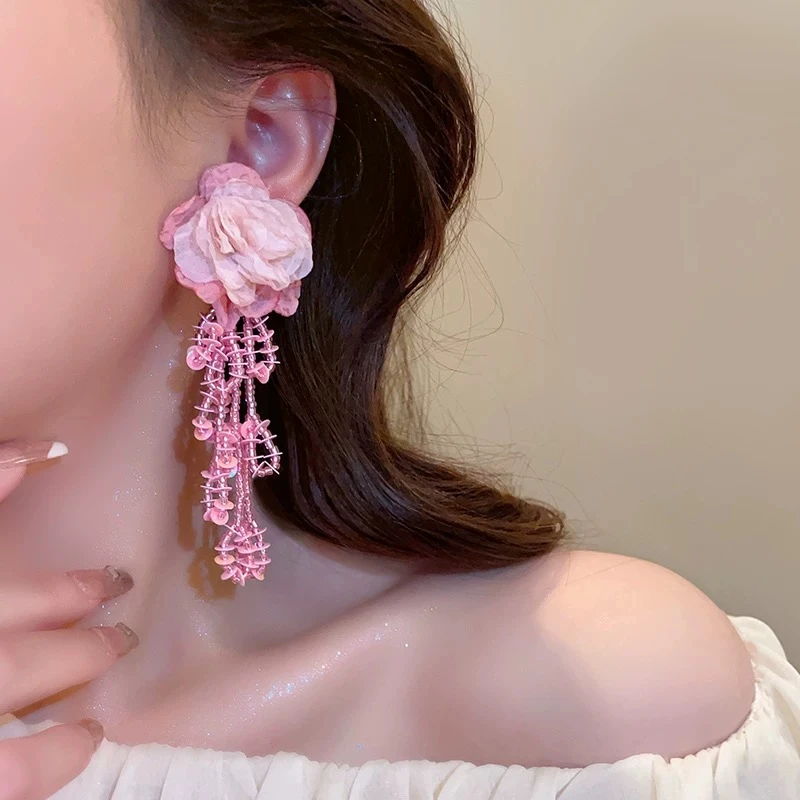 非金属珐琅耳饰 媛媛  复古民族风海边夸张时尚耳环#FL0656