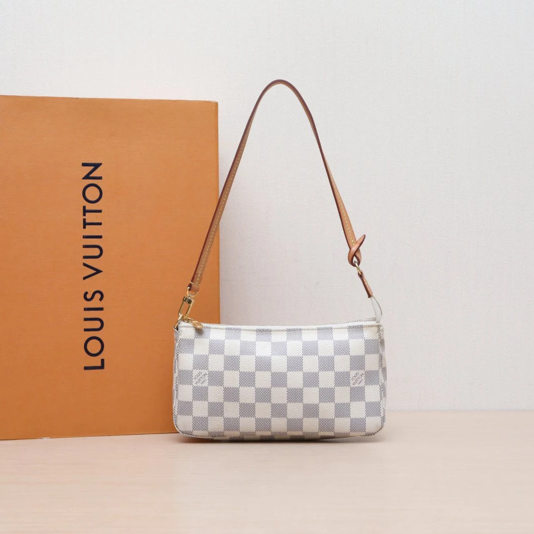 95新 LouisVuitton/路易威登 【娇活动】大麻将包PVC 2020 257288