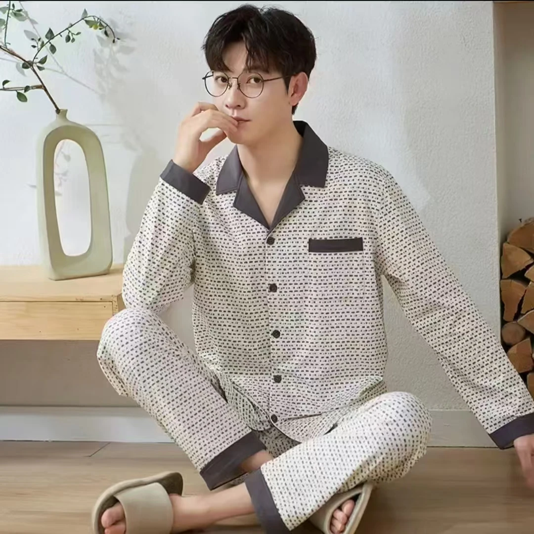 春秋款男款睡洗6025