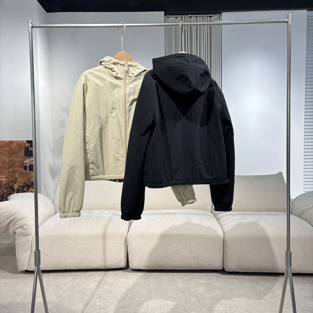 CSY4554 英国客人订单 格子双面穿短款风衣外套