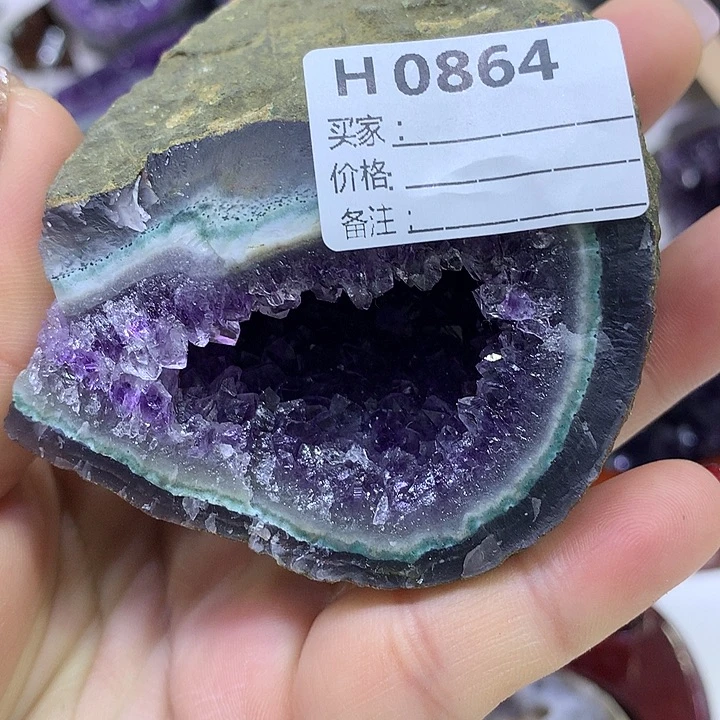 紫晶1未镶嵌0864水晶水晶
