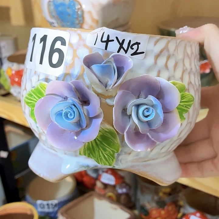 多肉花盆满15包邮