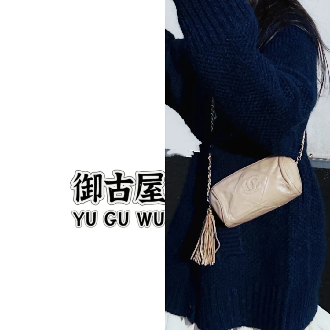 95新 Chanel/香奈儿 御古屋/12305/mini圆筒 0开卡标