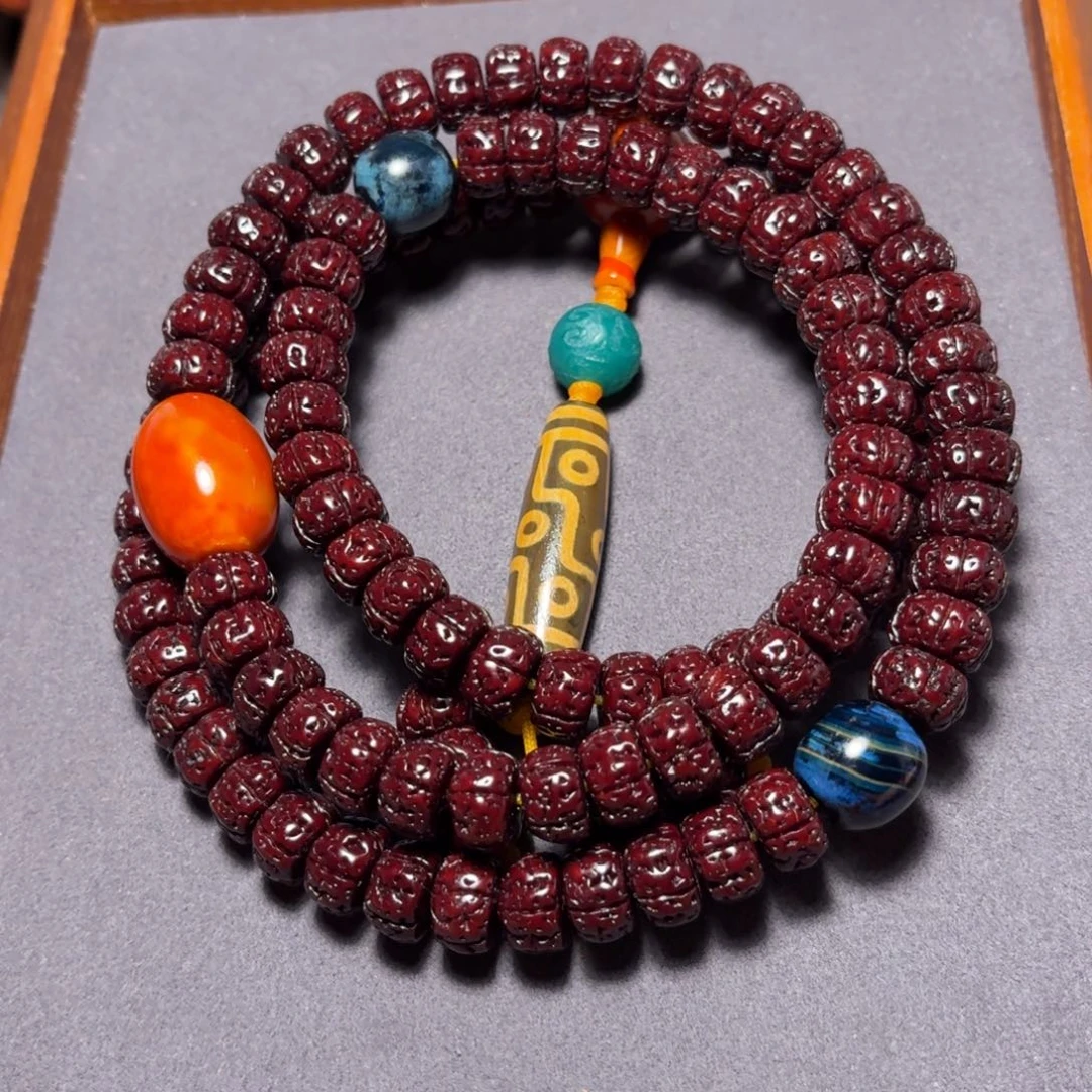 金刚菩提吊坠黑金刚脖挂12mm