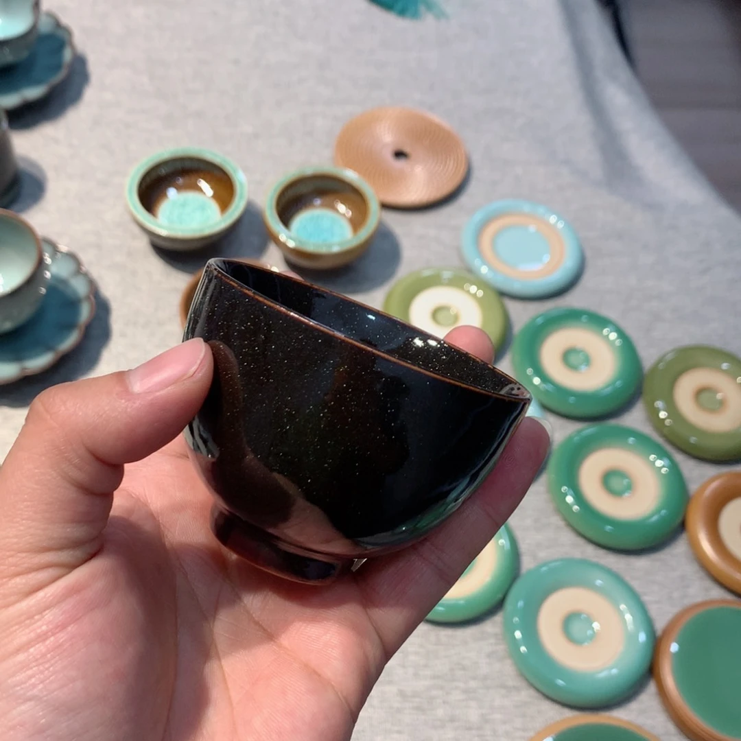 O****.龙泉青瓷茶具杯子