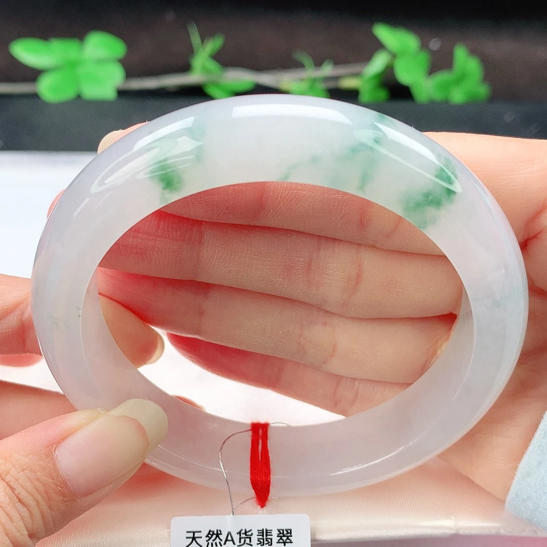 翡翠未镶嵌手镯62圈