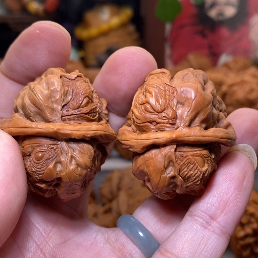 文玩核桃把件蜕变金蟾
