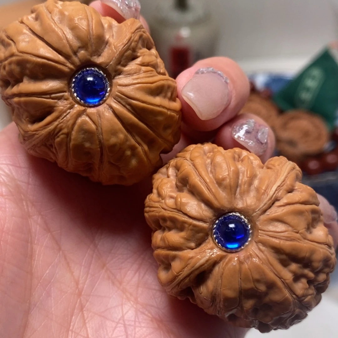 文玩核桃把件43尺寸全品平谷元宝