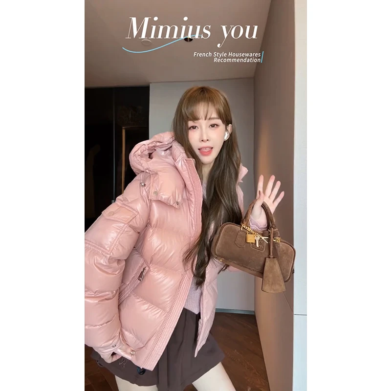 【mimius】U 经典连帽加厚羽绒服外套三星可溯源羽绒 G08239