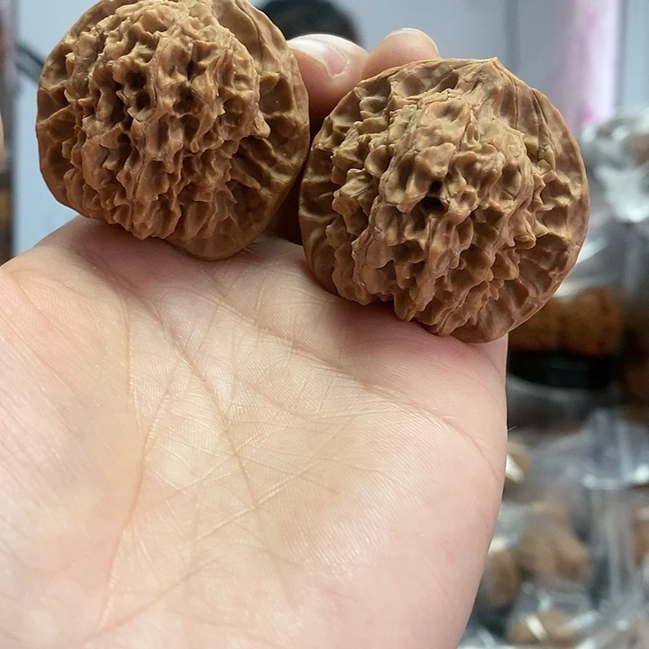 文玩核桃把件42乾隆纹