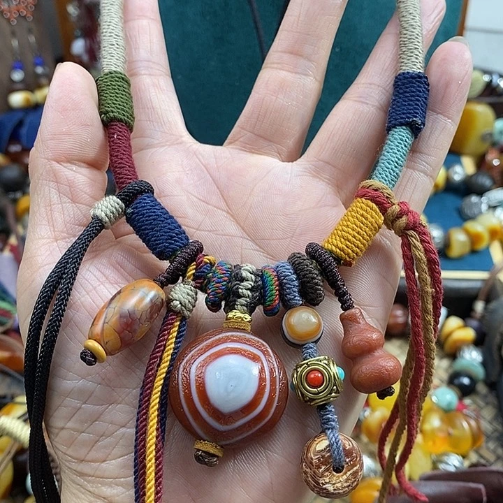 玛瑙/玉髓项链未镶嵌项链