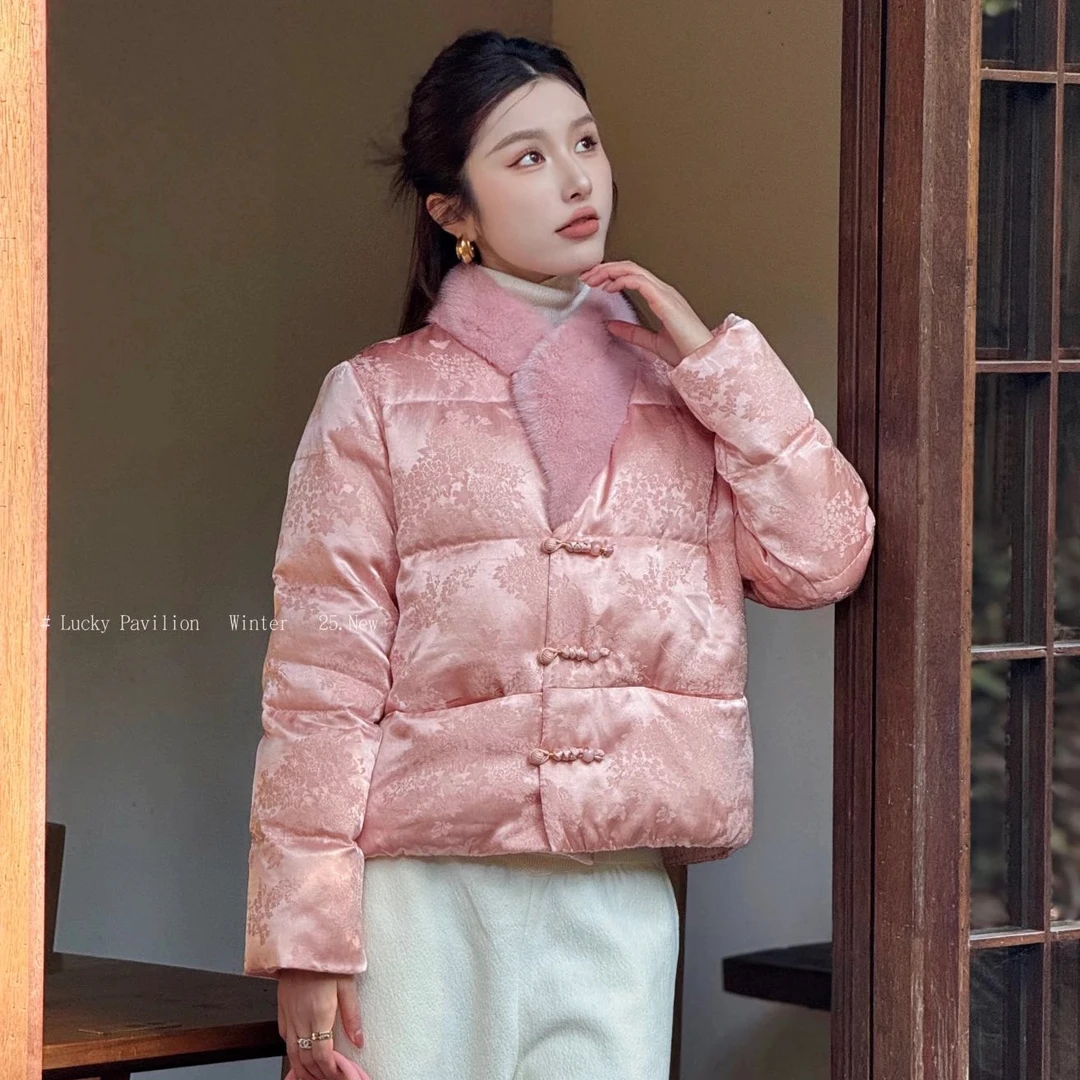 【加棉】芳华--新中式加棉设计师高定轻奢宽松休闲复古圆领国潮