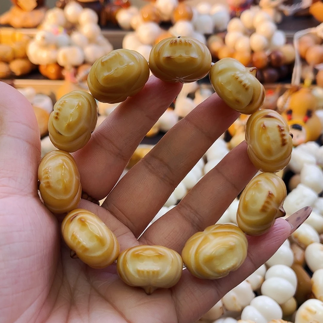 菩提根/象牙果手串南瓜多妹