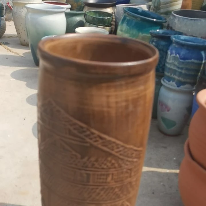 红陶口16高40瑕疵