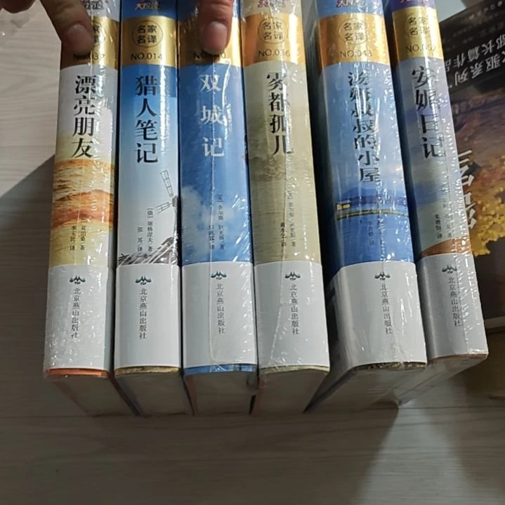 名家名译6种精装塑封库存书