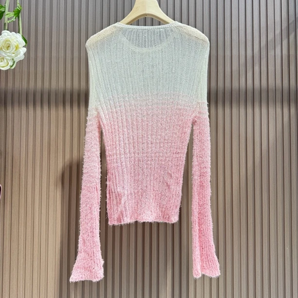 2146 粉色时尚亮片上衣