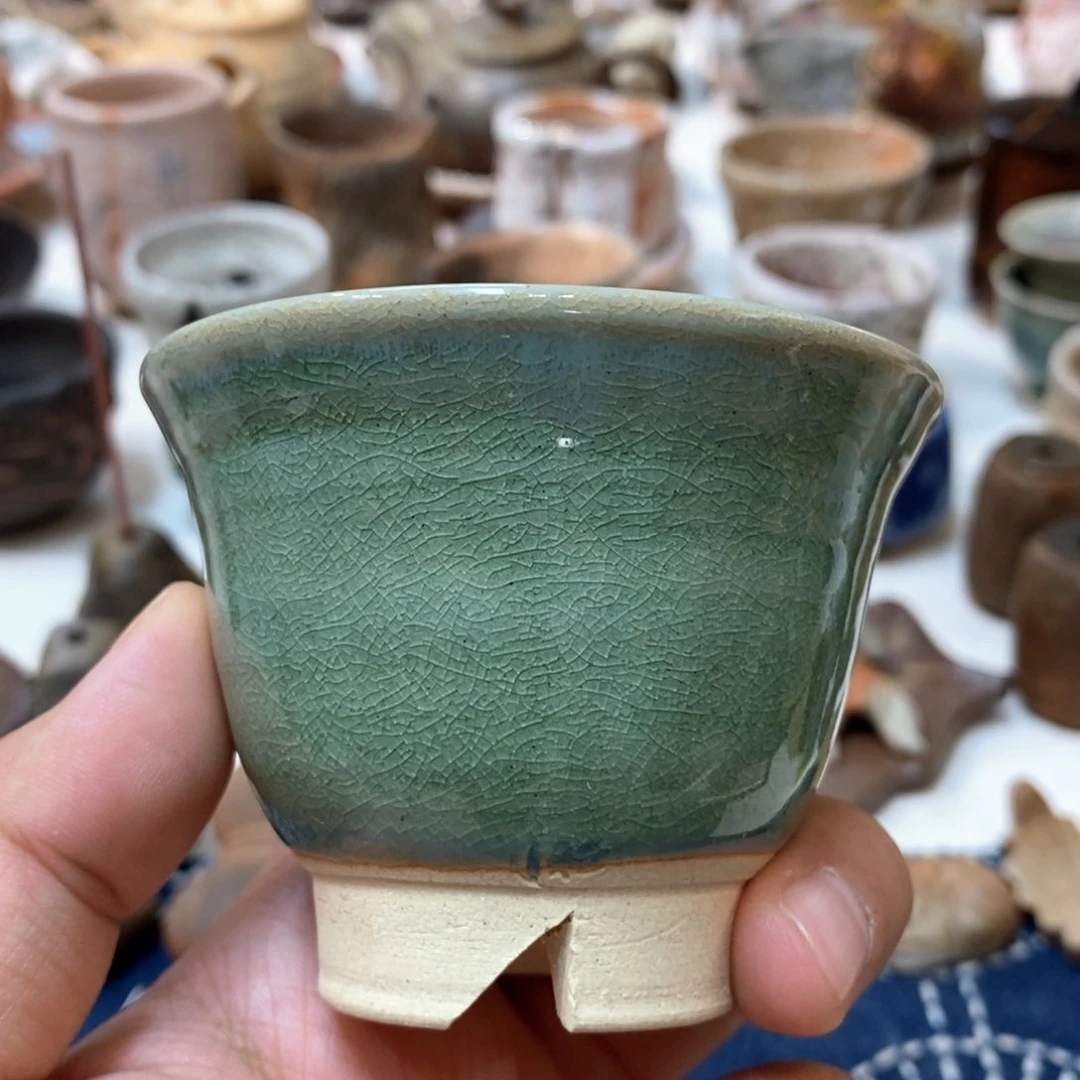 柴烧侘寂粗陶茶具