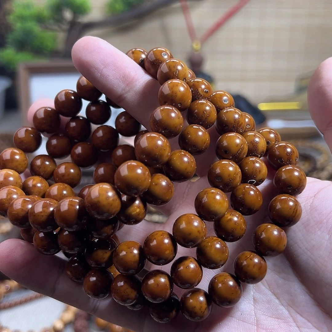 紫金鼠手串8号光珠随机一条