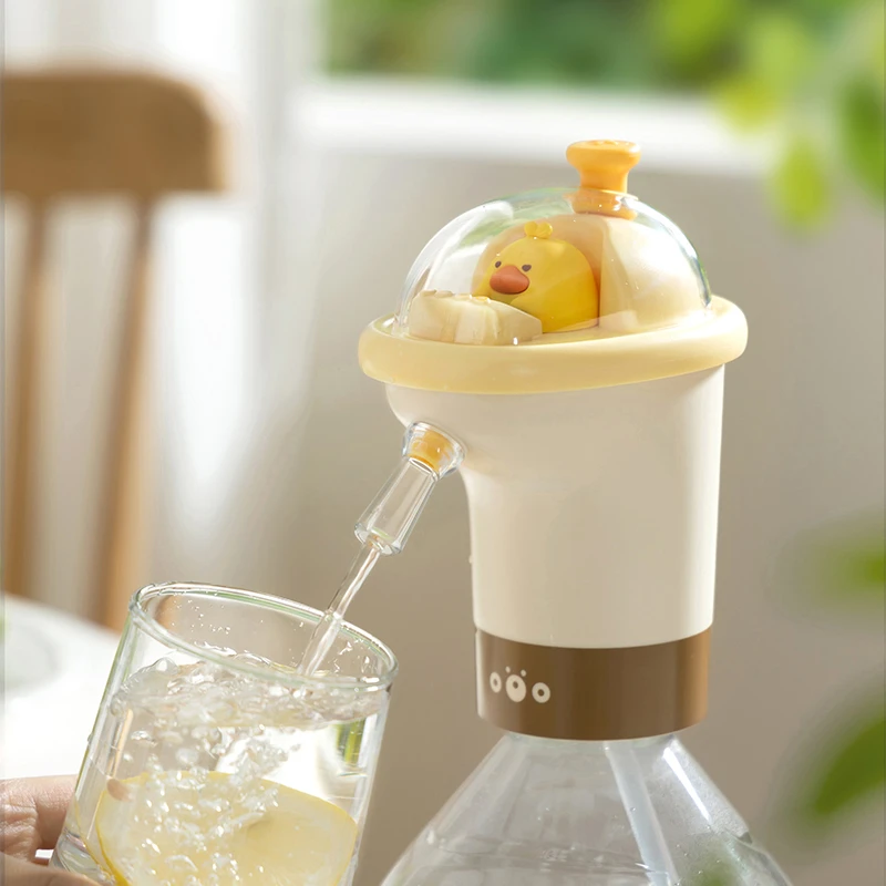 【摩登主妇】桶装水抽水器电动饮水机矿泉水自动出水吸水器餐具套装