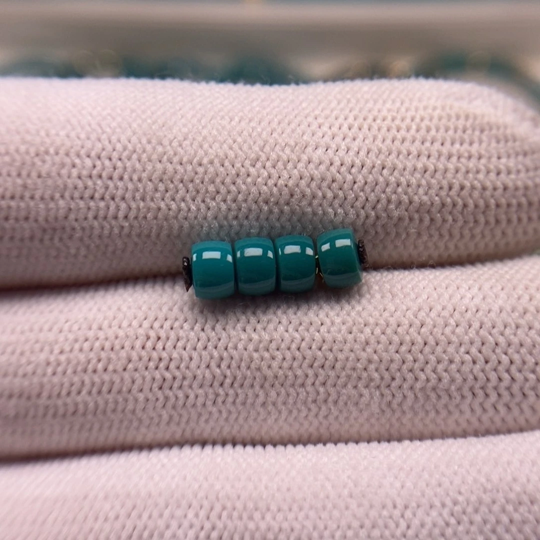 未镶嵌绿松石直切套装5mm福利款AA516