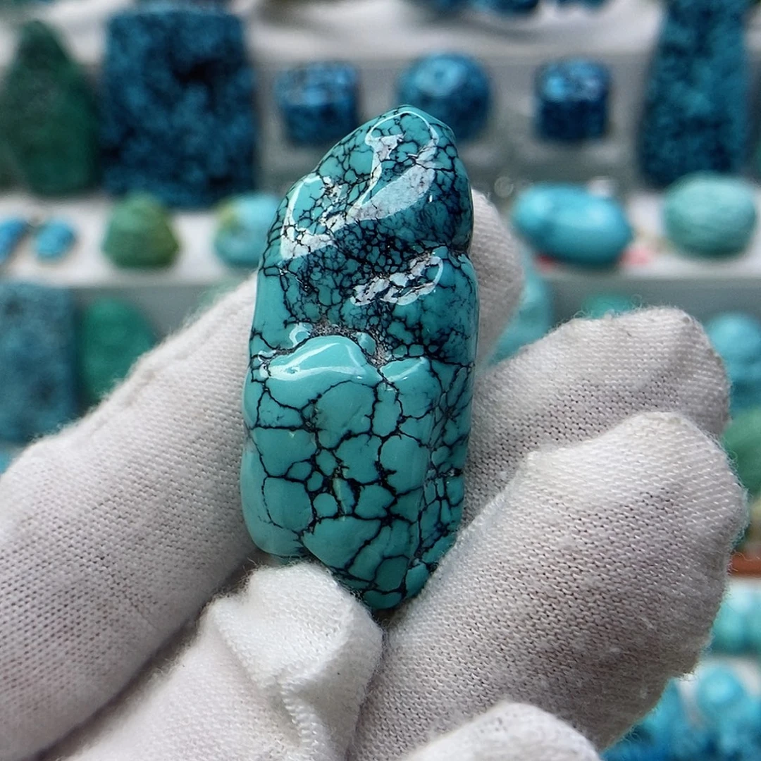 绿松石珠宝奇石未镶嵌