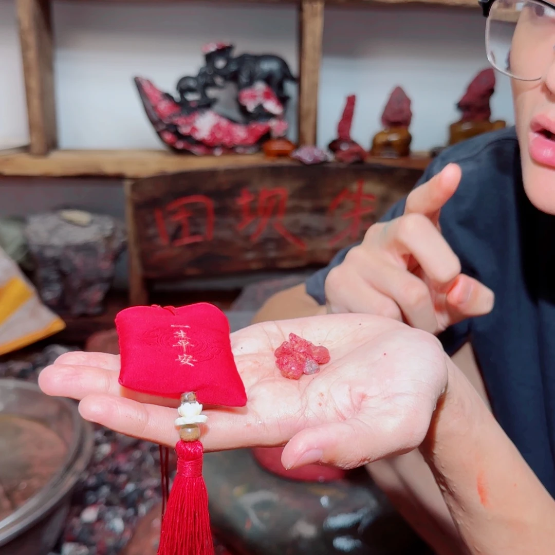 天然辰砂原矿老砂7