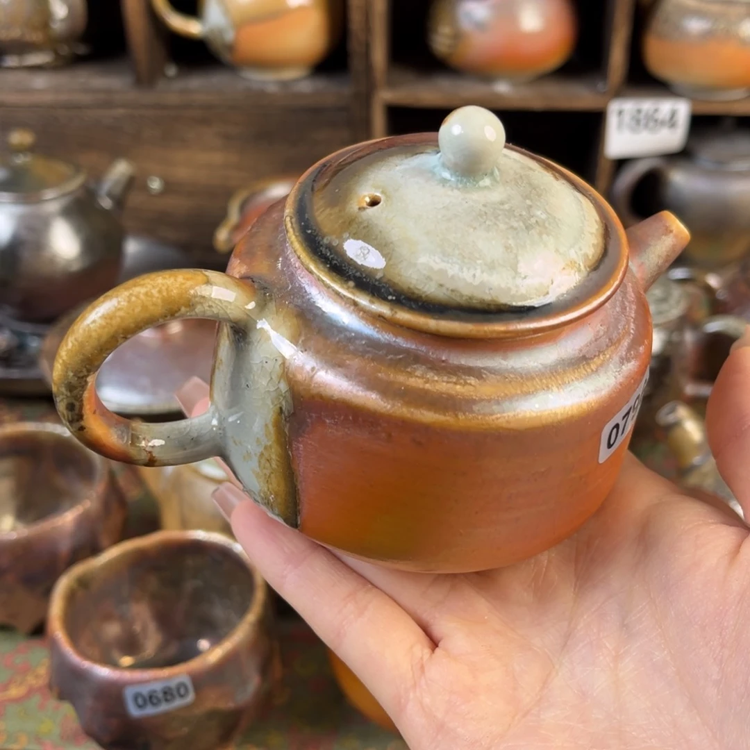 杯柴烧茶器窑宝壶
