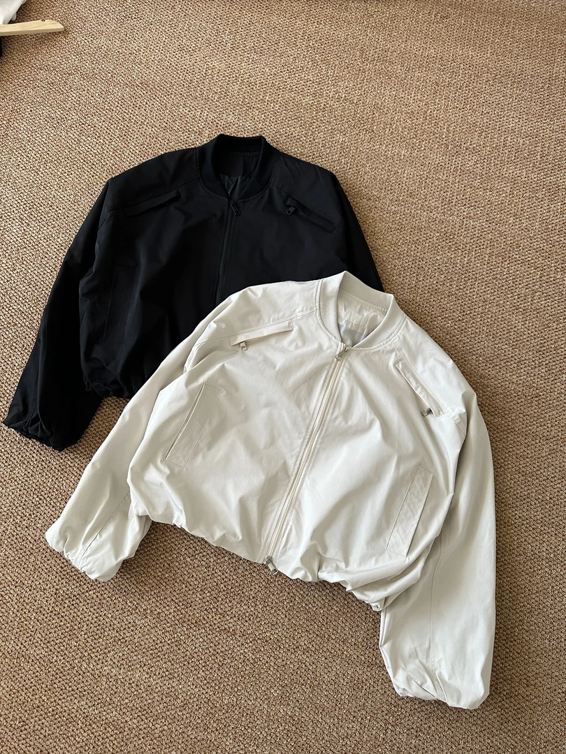 （早春夹克）春季新款宽松设计感女士休闲时尚百搭韩版棒球服外套