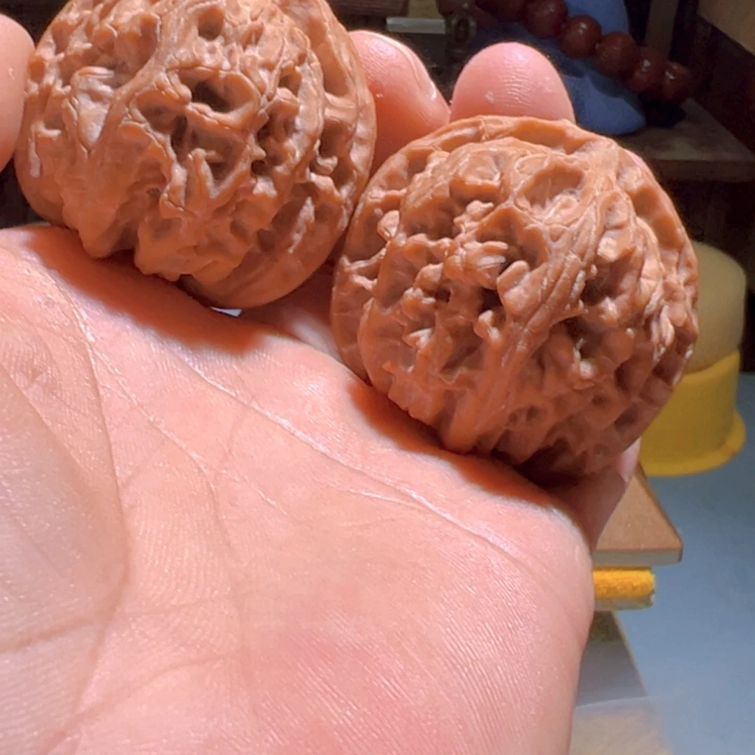 文玩核桃把件苹果圆41