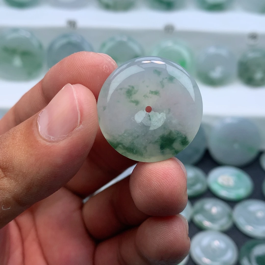 颈饰未镶嵌翡翠缅甸天然A货翡翠27.3-5.7