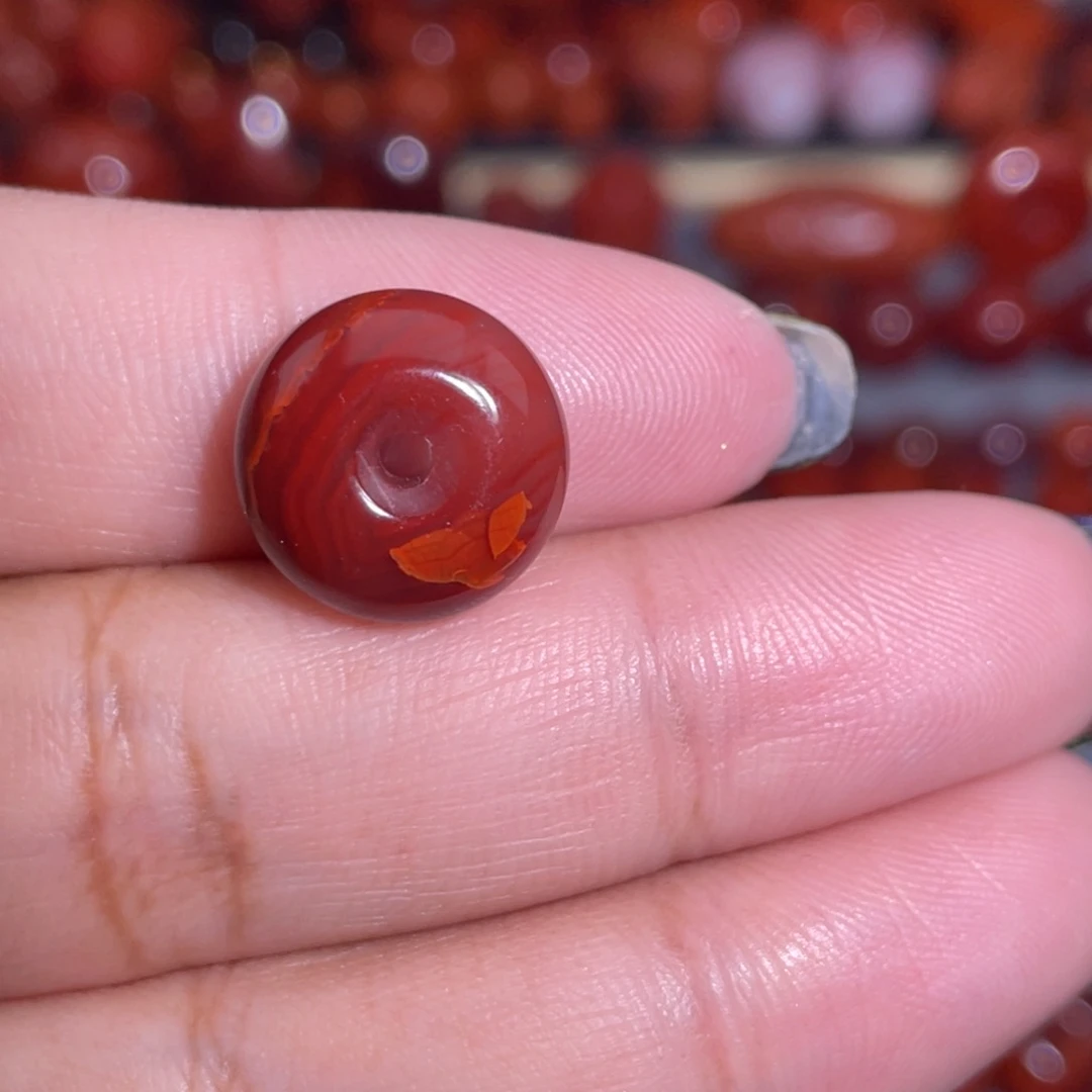 南红玛瑙未镶嵌扣子