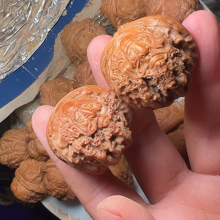 核桃手串/手链核桃雕刻