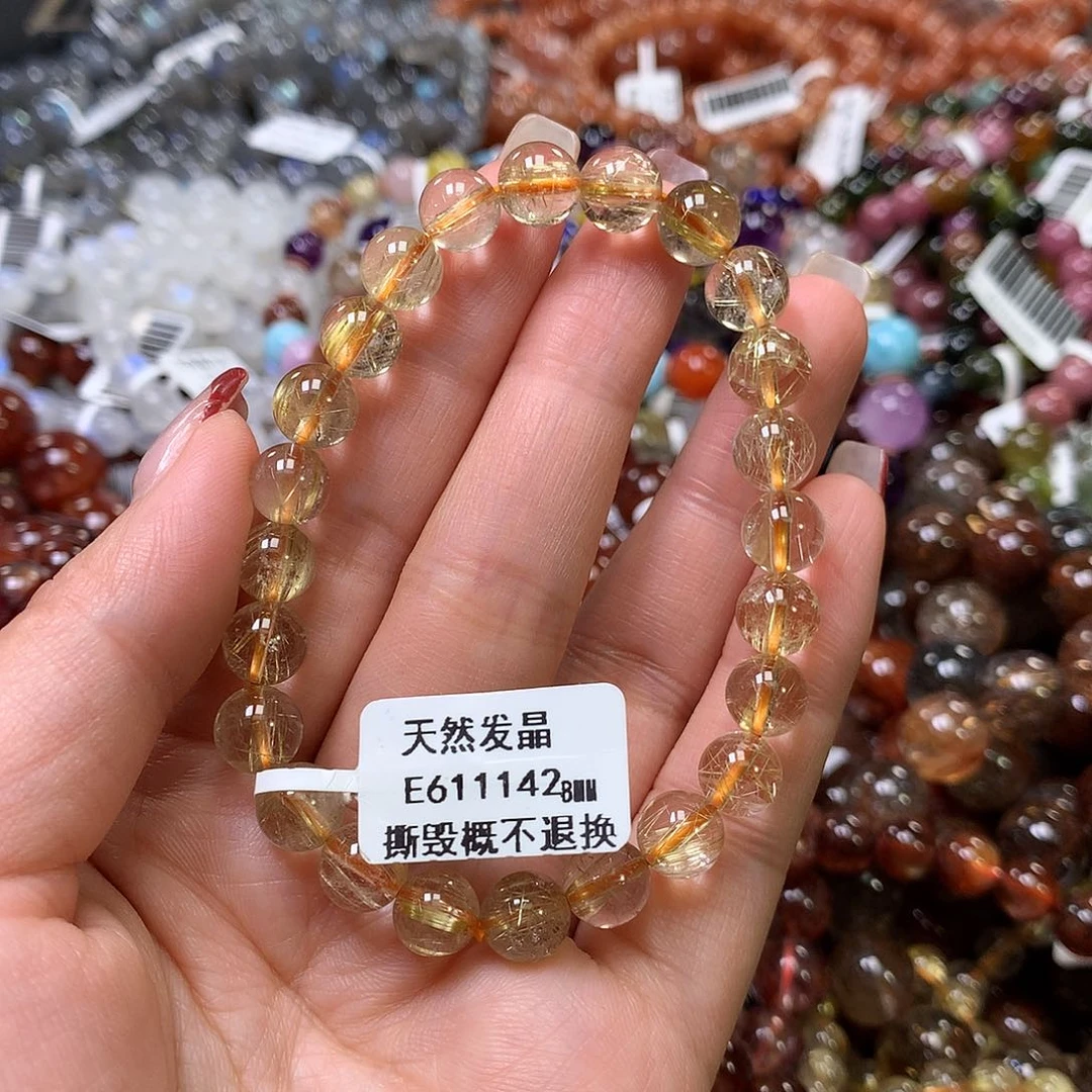 水晶手链未镶嵌，