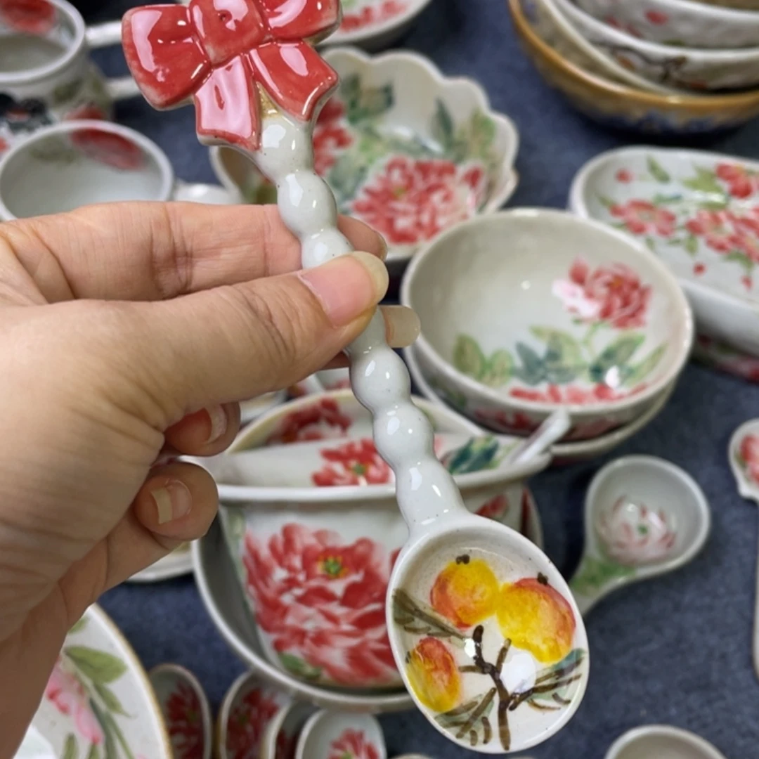 吃饭勺景德镇高温陶瓷888@