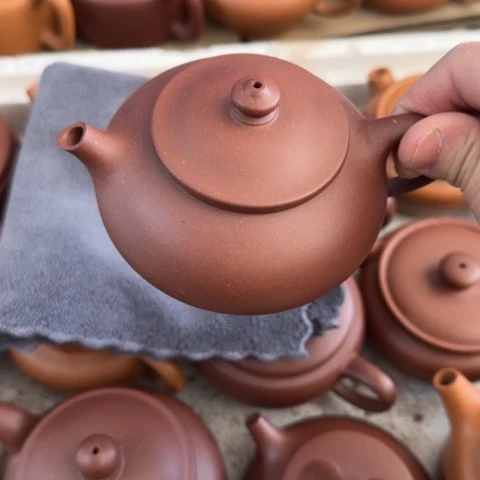 紫砂茶壶@*卢底槽清料160c c