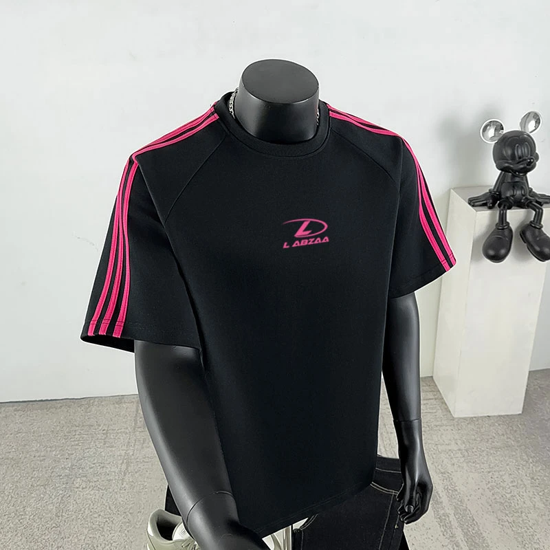 美式潮牌ins字母印花纯棉短袖t恤男女夏季宽松简约百搭圆领上衣