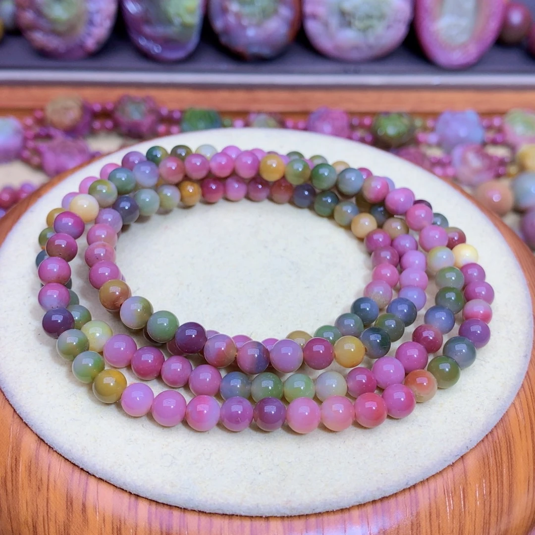 玛瑙未镶嵌手链盐源